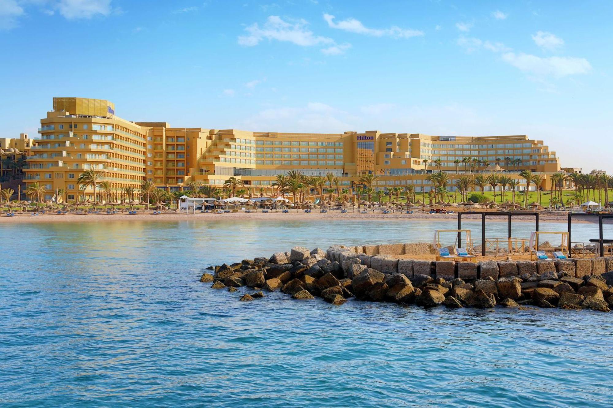 Hilton Hurghada Plaza Hotel Exterior foto